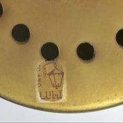 Mid-century modern pair of rare labeled Lumi Milano table lamps