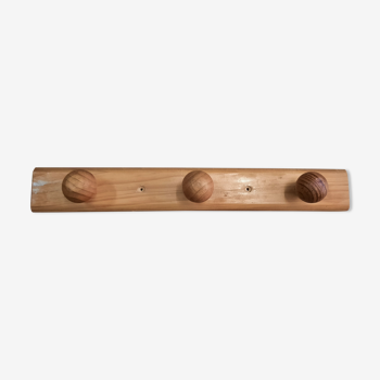 Wooden coat rack