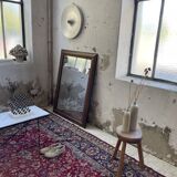 1900 wooden mirror with nails