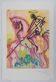 Salvador Dali: Horses, Saint George, signed lithograph