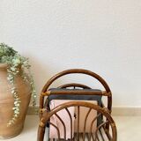 Rattan magazine door