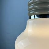 Large Italian glass drop-shaped pendant by Enrico Tronconi, 1960.