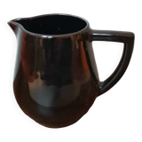 Vintage designer enameled black carafe