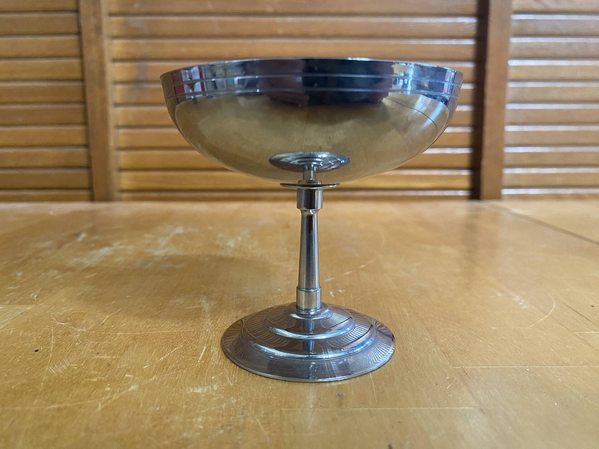 Set of 6 ice cream bowls rémy letang stainless steel vintage design #e407