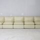 Set of 5 leather armchairs, France 80
