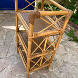 Rattan shelf