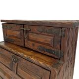 Vintage brutalist spanish wall cabinet cupboard design