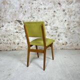 Green skai chairs 50s