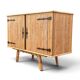 Bamboo and rattan buffet Audoux Minet