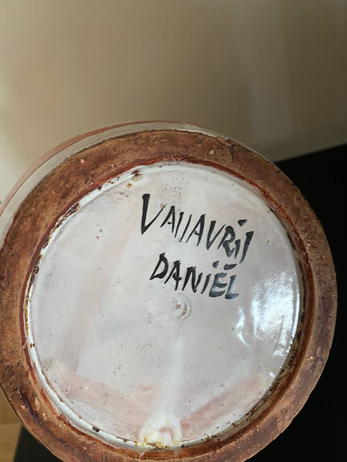 Daniel Vallauris ceramic vase