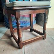 Set of 6 antique hazelwood chairs, 17th–18th century