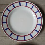 12 mismatched antique dinner plates