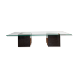 Table basse en verre