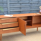 McIntosh teak sideboard - wave handles - 200 cm