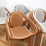 Set of 14 Pedrali garden chairs