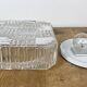 Vintage Glass Wall or Ceiling Light, 1970s