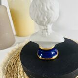 Biscuit child bust, Limoges porcelain