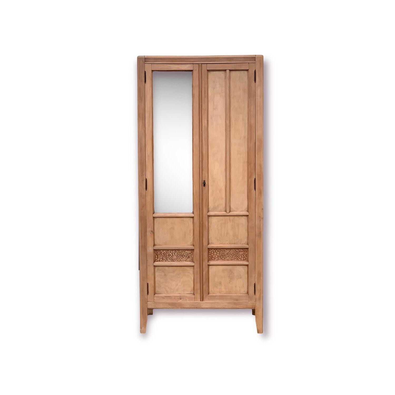 Parisian art deco cabinet 1930 raw wood