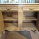 Curved buffet, sculpted Provençal style