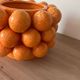 Ceramic cache-pot oranges from Sicily with oranges.