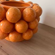 Cache-pot oranges Sicile en céramique avec des oranges