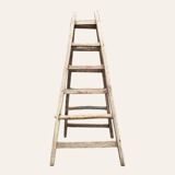 Old wooden painter's ladder
