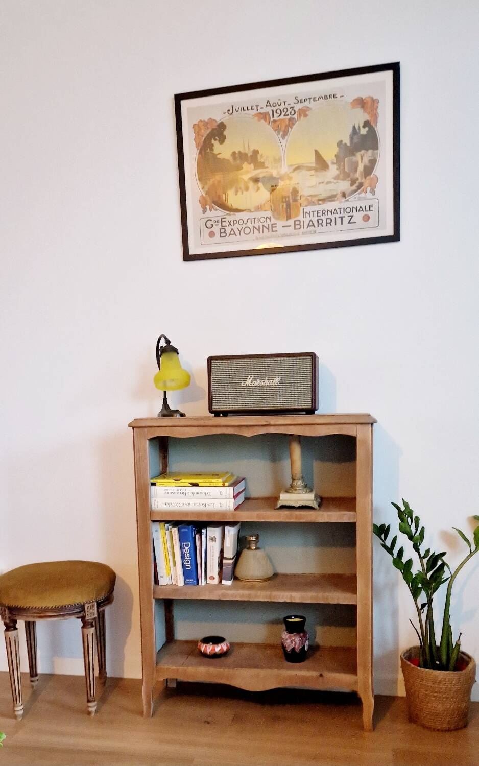 Bibus vintage beech bookcase