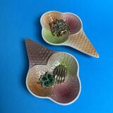 Set of 2 ice cream storage bins