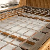 Vintage rattan sofa bed