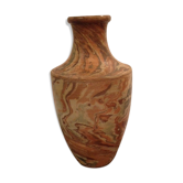 Vase signé Pichon en terre melée