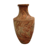Vase signé Pichon en terre melée
