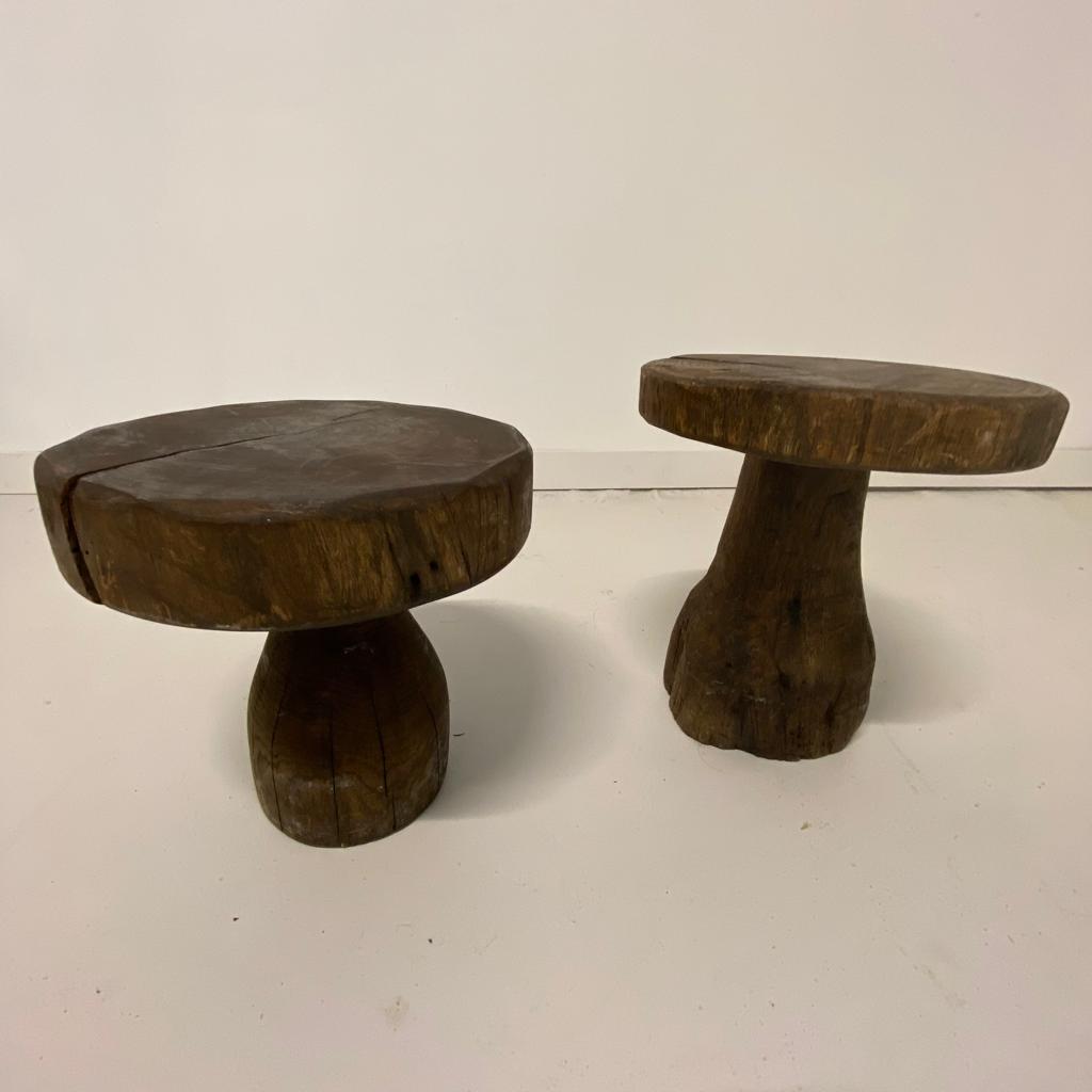 Brutalist mushroom stool