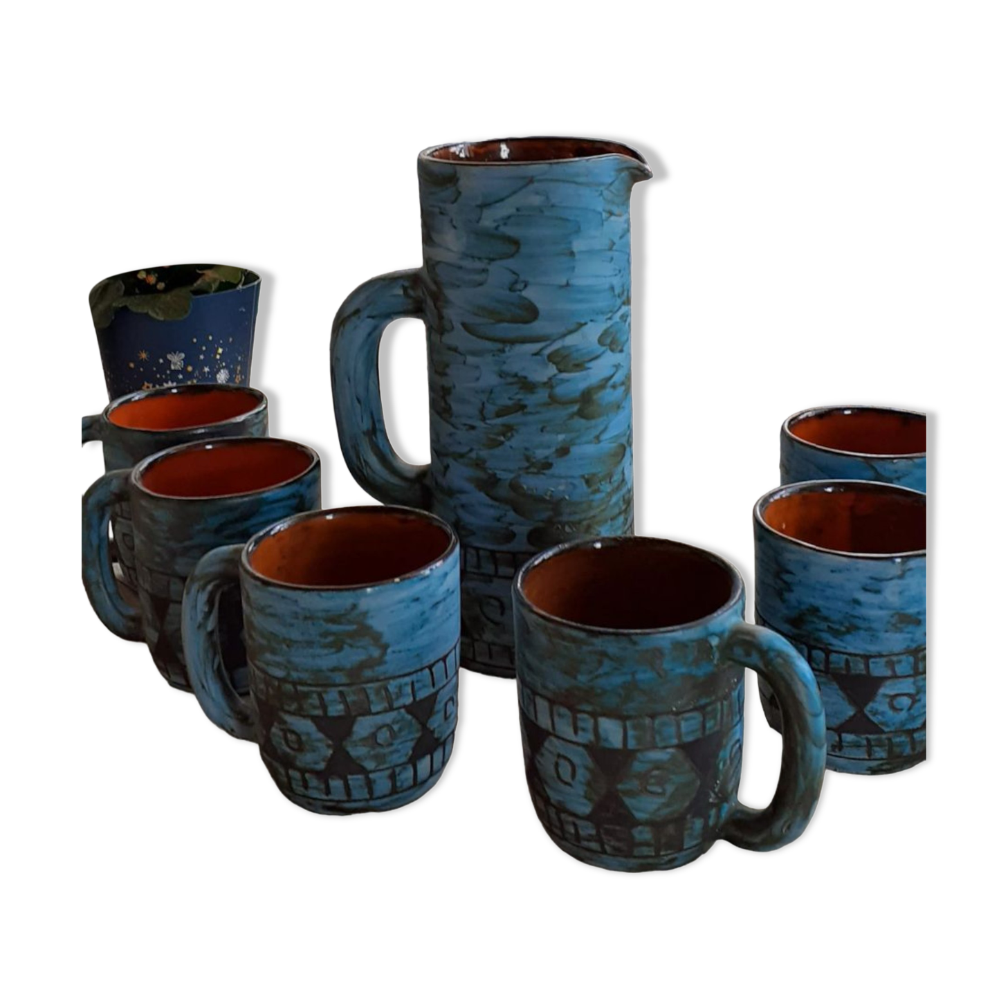 Sangria set Vallauris Alain Maunier 1960s