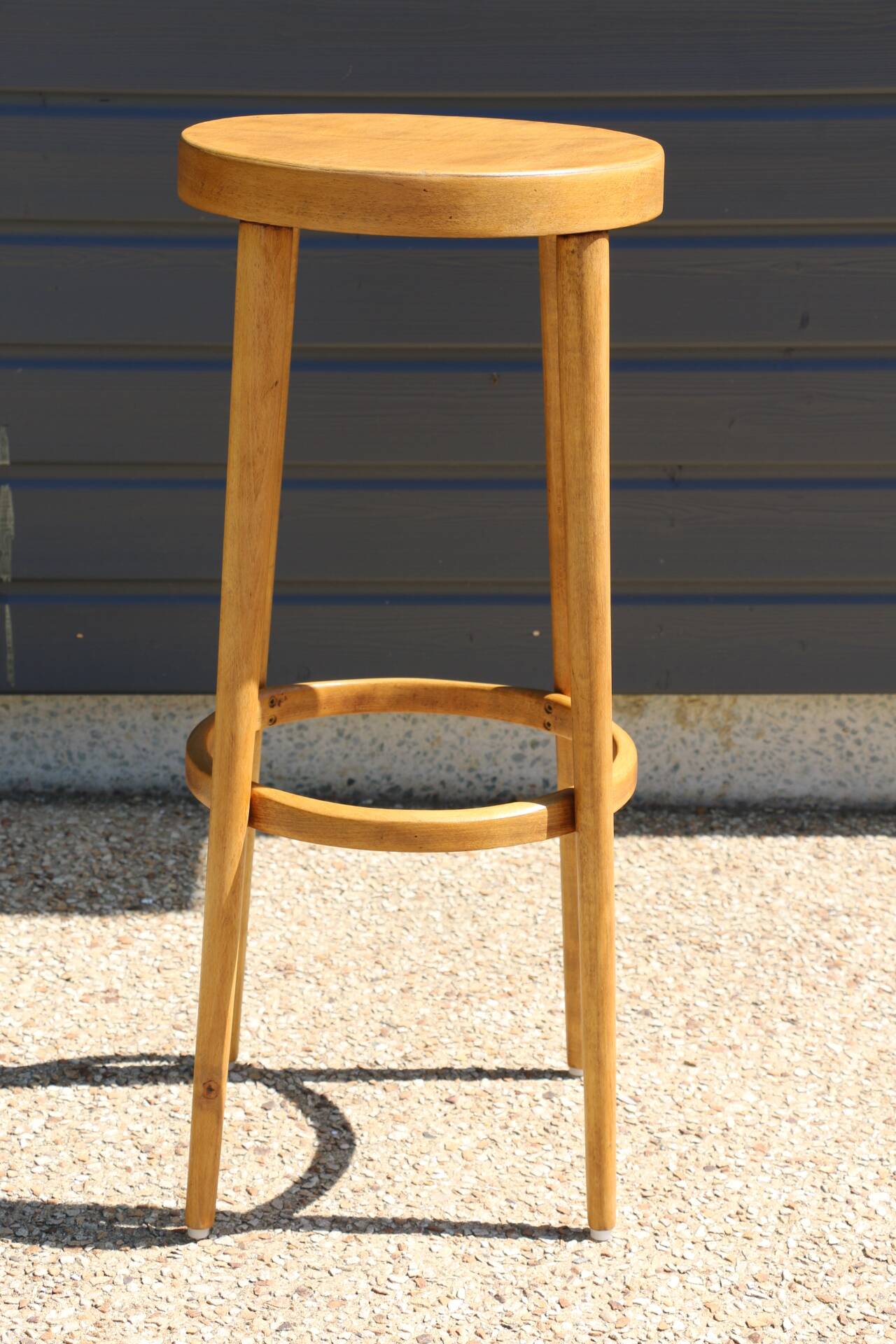 4 Baumann stools, light beech, 790mm