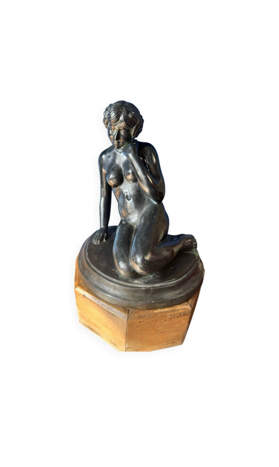 Sculpture en terre cuite, art déco, Vénus 1930
