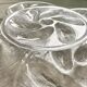80s glass oyster plates