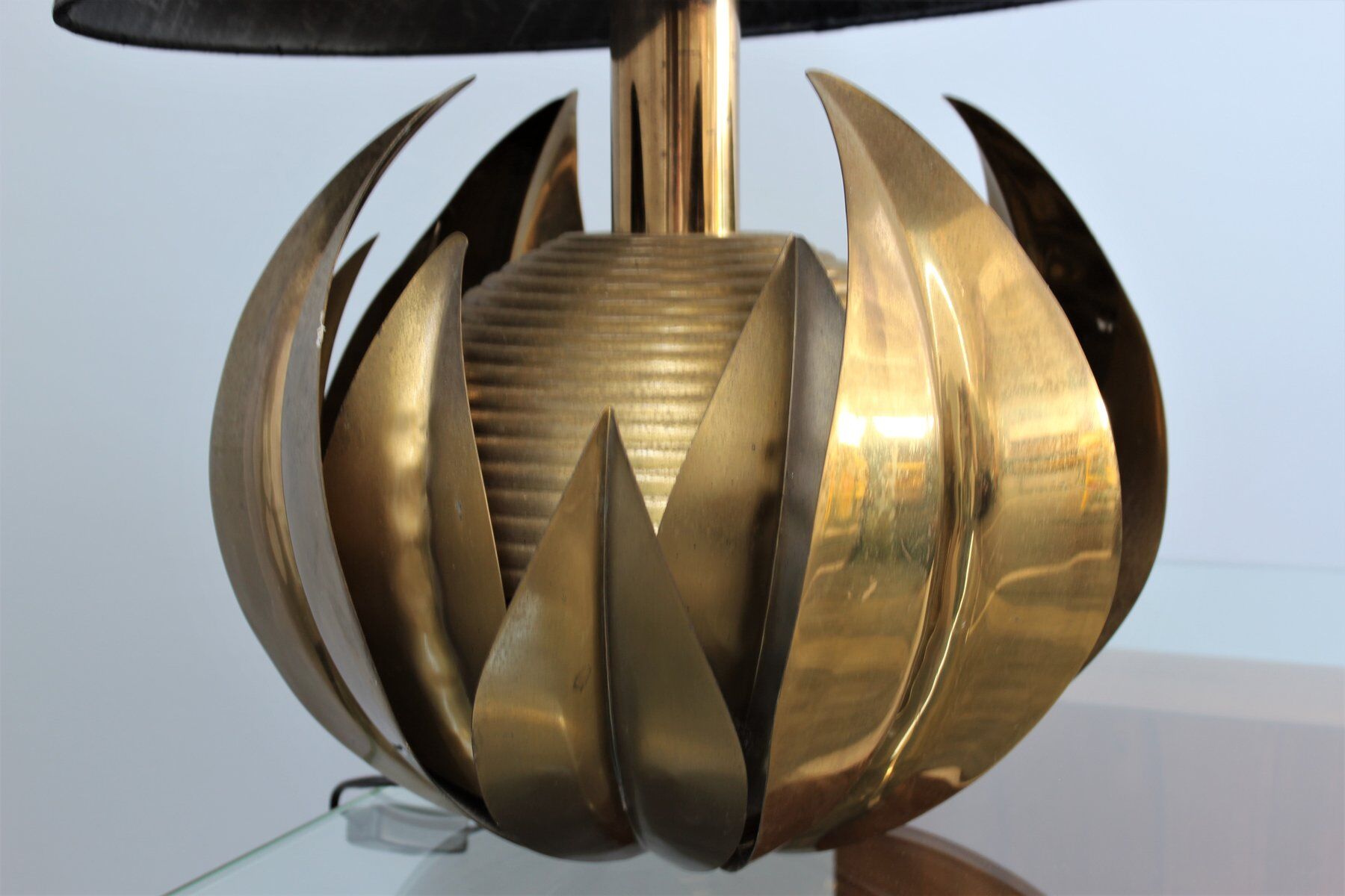 Brass desk lamp, 1970s
