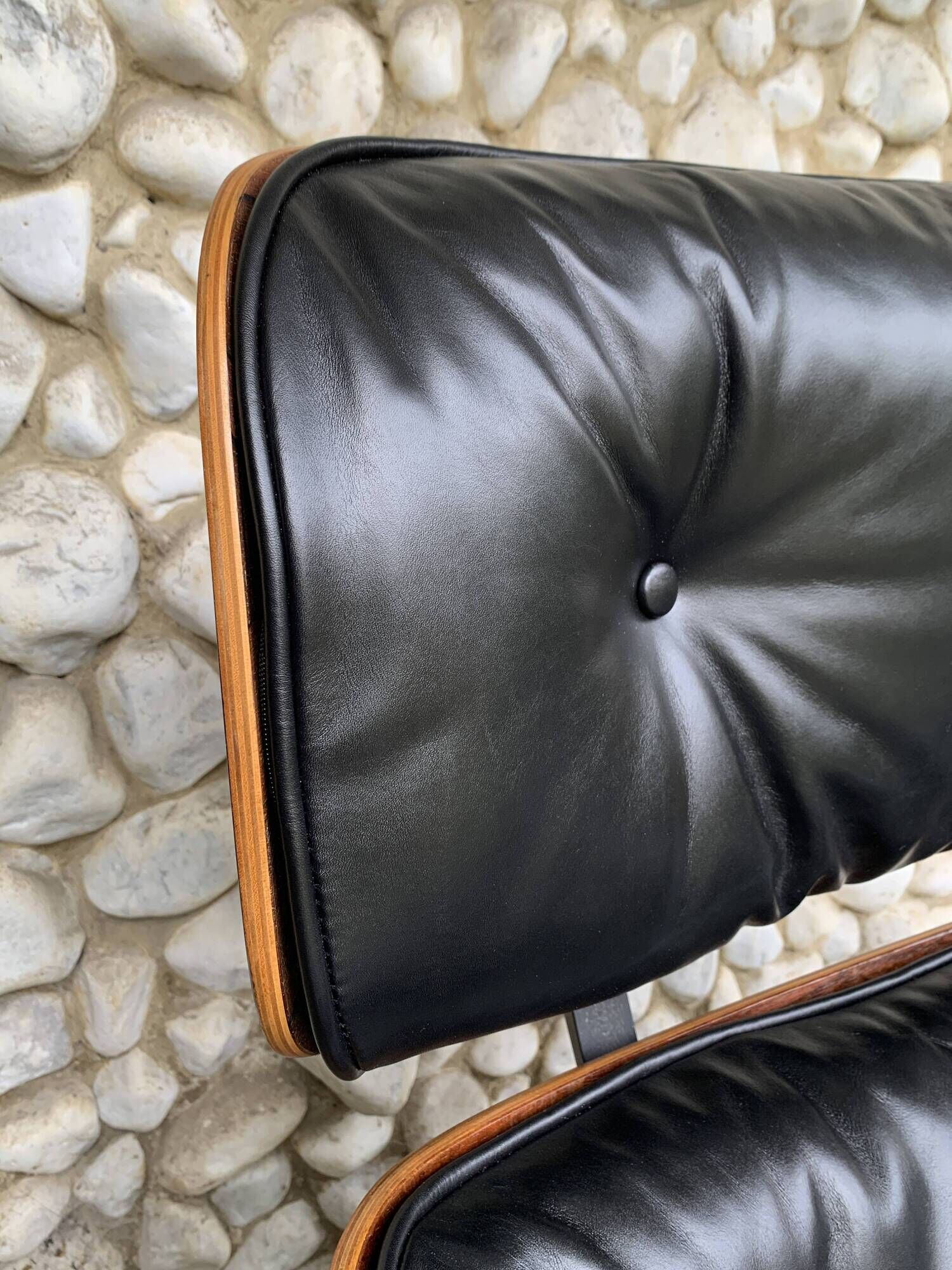 Fauteuil Lounge Herman Miller Charles & Ray Eames 1976 Palissandre Nv Cuir