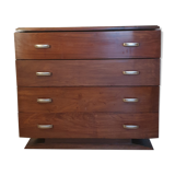 Walnut chest of drawers