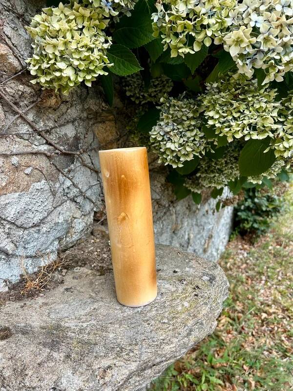 Vintage 70s ceramic tube vase