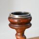Ashtray on turned wooden legs, 1950
