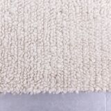 9x10 Handmade Wool White Moroccan Rug, 266x296Cm