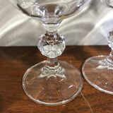 6 crystal glasses