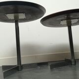 Round 1960 pull-out coffee tables