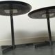 Round 1960 pull-out coffee tables