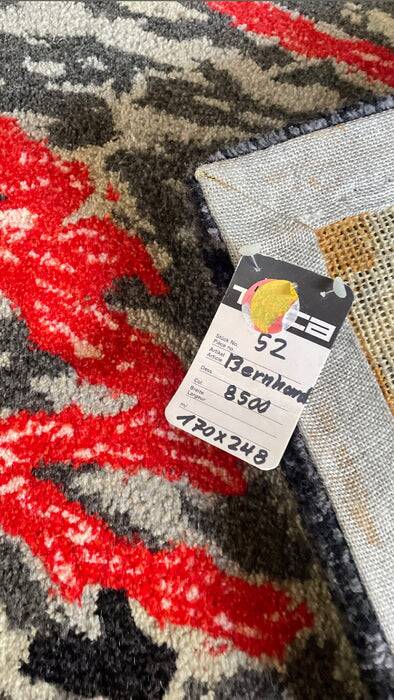 Bernard Quentin The Passage of Time hand-tufted wool art tapestry France 1998