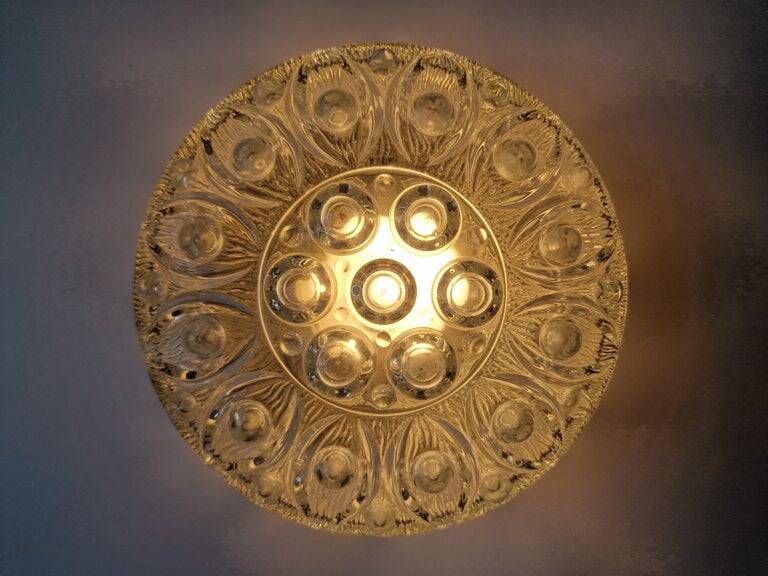 Midcentury Flush Mount, Ceiling or Wall Lamp WILA, Germany, 1970s