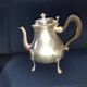 Vintage silver metal teapot
