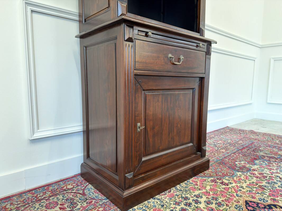 Classic English Mahogany Bookcase
