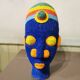 African beaded head
